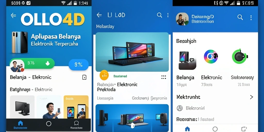 Antarmuka aplikasi OLLO4D yang modern dan fungsional.