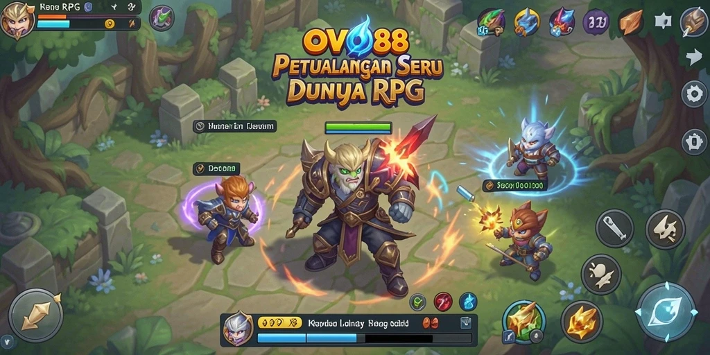 Tampilan antarmuka RPG OVO88 yang menarik dan interaktif.